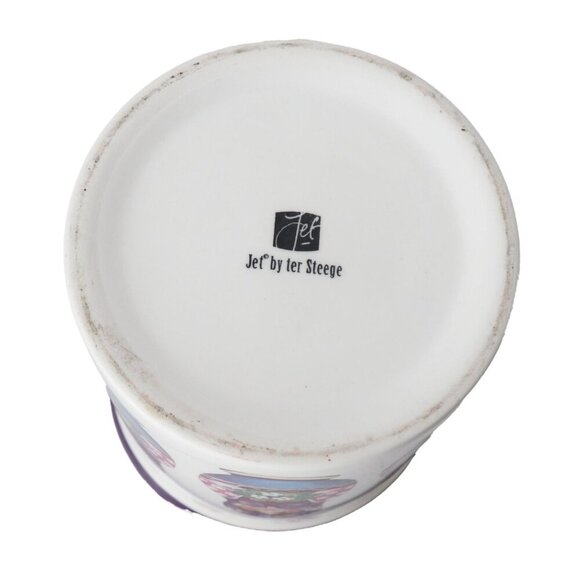 Vintage Ceramic Jar with Lid Cookie Jar Nesting Dolls Polish Jet Ter Steege - Picture 8 of 8